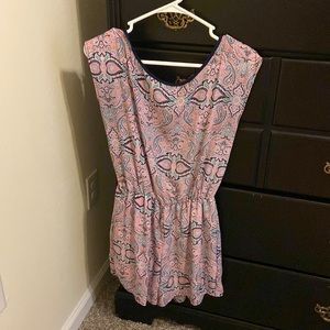 Paisley Romper With Bow